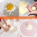 Silicone Pastry Mat with Measurements Full Sticks To Countertop For Rolling Dough Perfect Fondant Surface. - B07CQZ72YX